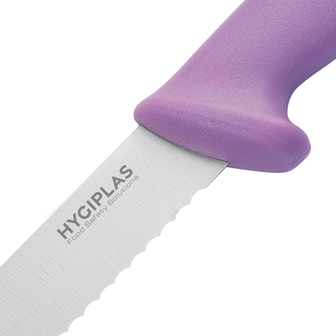 Hygiplas Bread Knife Purple 200mm • PAS-FP731