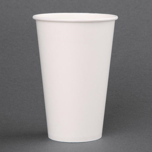 Fiesta Recyclable Cold Cup Single Wall White 340ml (1000 Pack) (Pack of 1000) • PAS-FP780