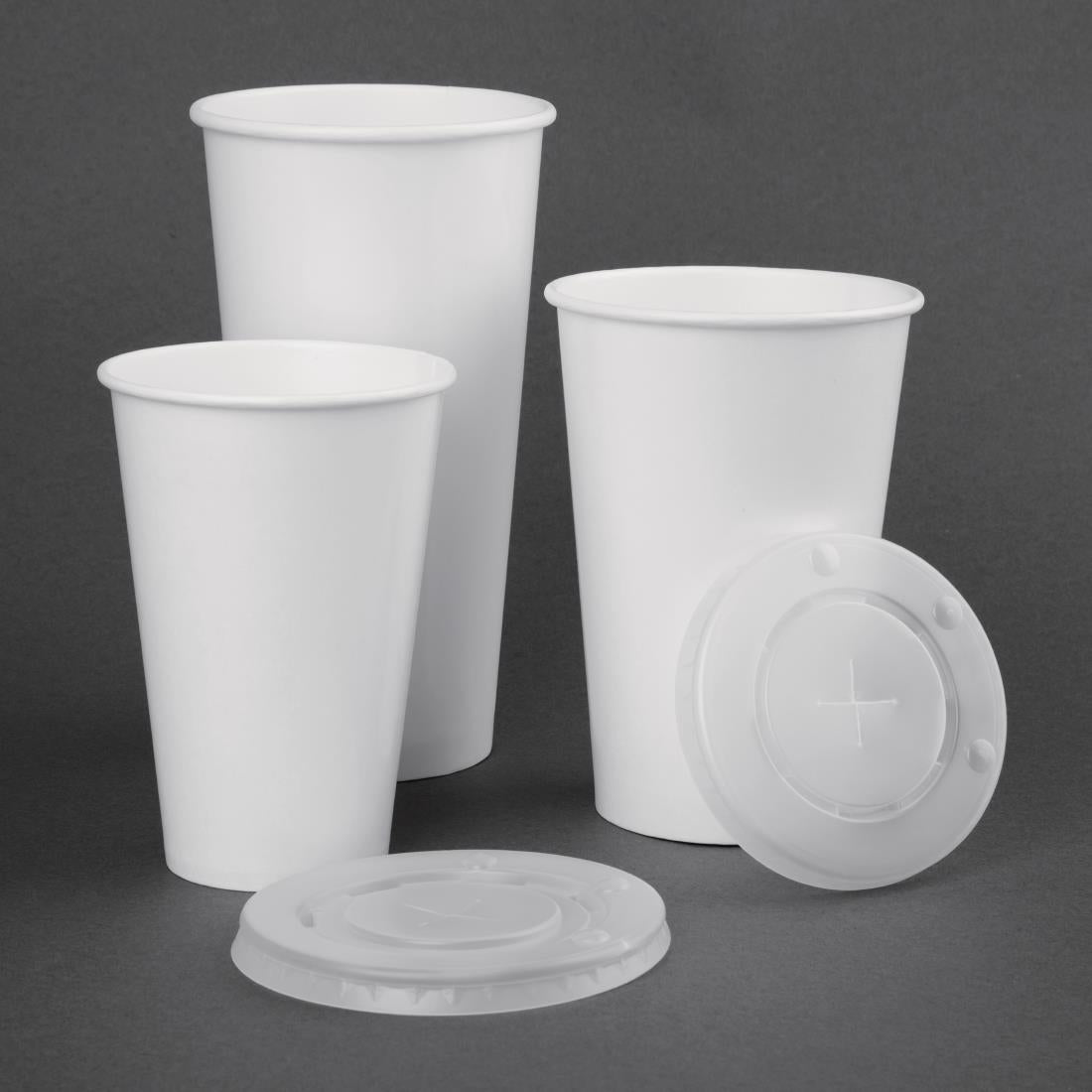 Fiesta Recyclable Cold Cup Single Wall White 340ml (1000 Pack) (Pack of 1000) • PAS-FP780