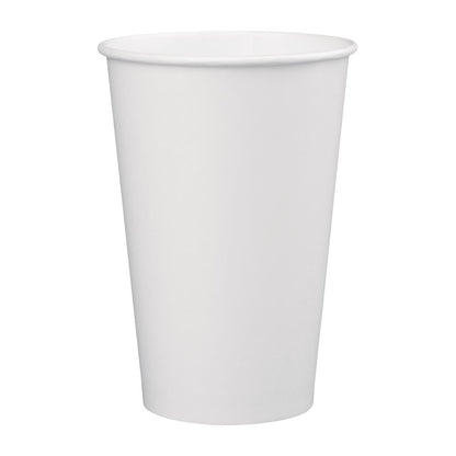 Fiesta Recyclable Cold Cup Single Wall White 455ml(1000 Pack) (Pack Quantity: 1000 | Size: 455ml | Diameter: 90mm) • PAS-FP781