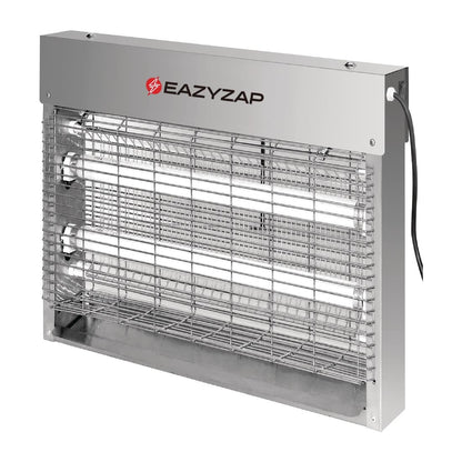 Eazyzap Brushed Stainless Steel bug zapper - 14W • PAS-FP983-A