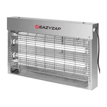 Eazyzap Brushed Stainless Steel bug zappers - 24W • PAS-FP985-A
