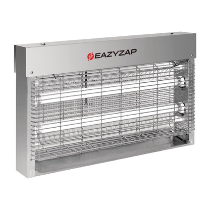 Eazyzap Brushed Stainless Steel bug zappers - 24W • PAS-FP985-A