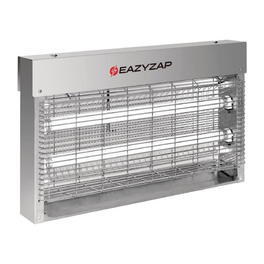 Eazyzap Brushed Stainless Steel bug zappers - 24W • PAS-FP985-A