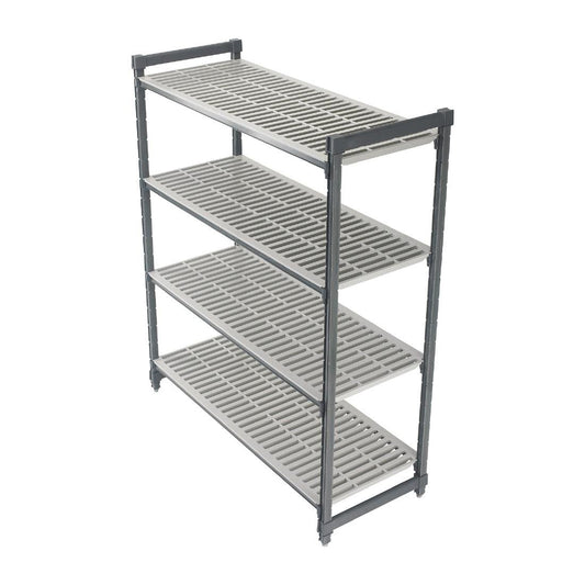 Cambro Camshelving Elements 4 Tier Starter Unit 1830 x 610 x 610mm • PAS-FR128