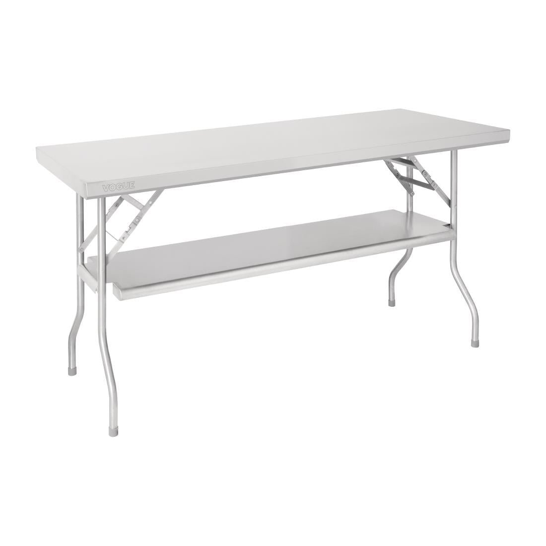 Vogue Undershelf for St/St Folding Work Table 1220x610x780 (1220x610x780mm | Stainless steel) • PAS-FR173