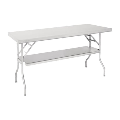 Vogue Undershelf for St/St Folding Work Table 1220x610x780 (1220x610x780mm | Stainless steel) • PAS-FR173