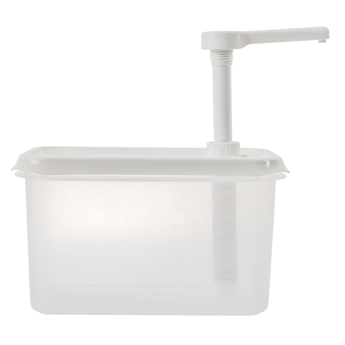 Araven Sauce Dispenser with Pump 1/4GN • PAS-FR177