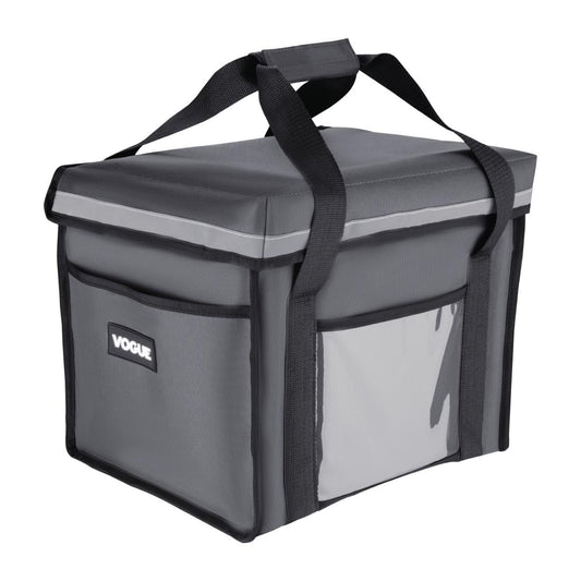 Vogue Insulated Folding Delivery Bag Grey • PAS-P_FR225