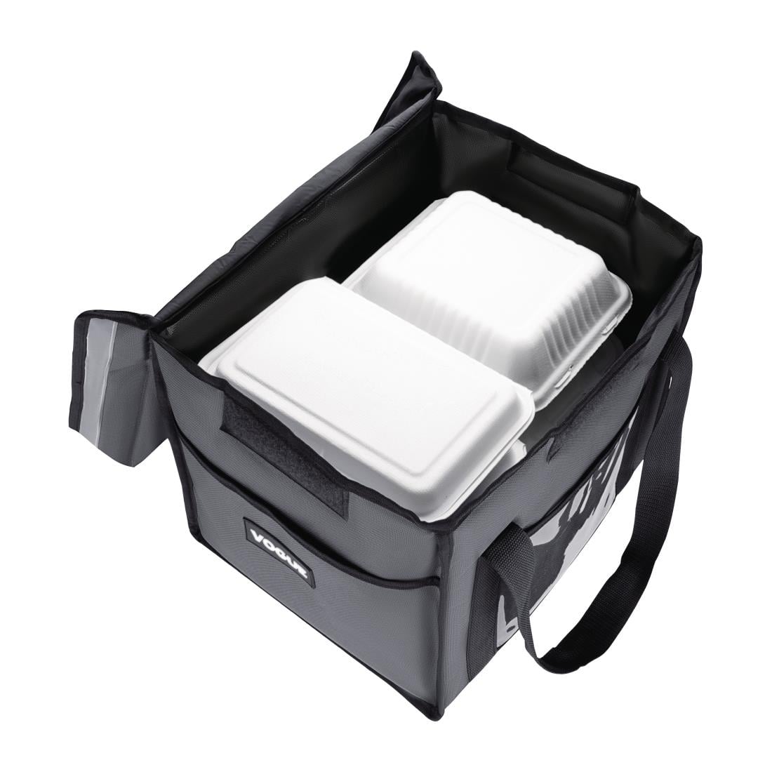 Vogue Insulated Folding Delivery Bag Grey • PAS-P_FR225