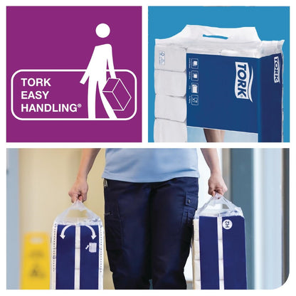 Tork PeakServe Continuous White Paper Hand Towels H5 (12 Pack) (1-ply. Sheets Per Pack: 410) • PAS-FS370
