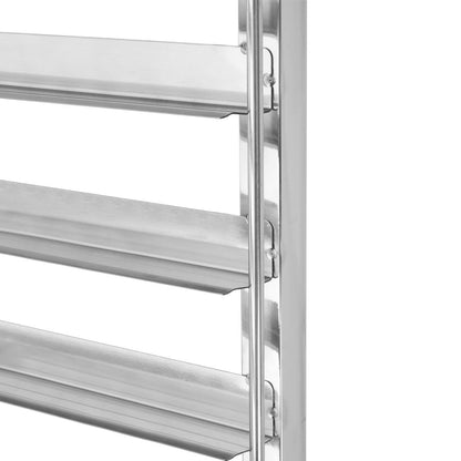 Vogue 16 Level Tray Clearing Trolley (Stainless Steel | Size: 1723(H)x413(W)x500(D)mm / 67x16.2x19.6") • PAS-FS379