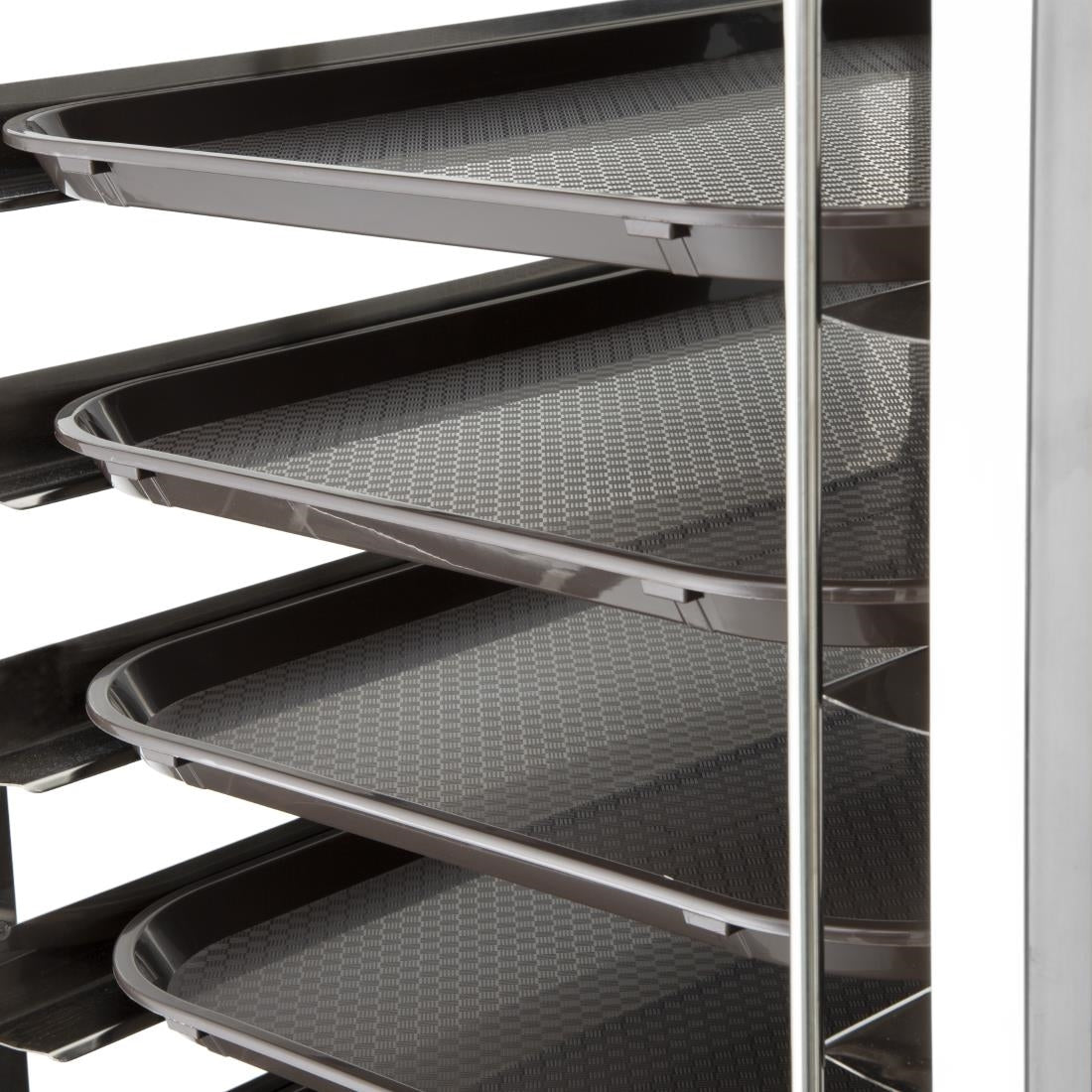 Vogue 16 Level Tray Clearing Trolley (Stainless Steel | Size: 1723(H)x413(W)x500(D)mm / 67x16.2x19.6") • PAS-FS379