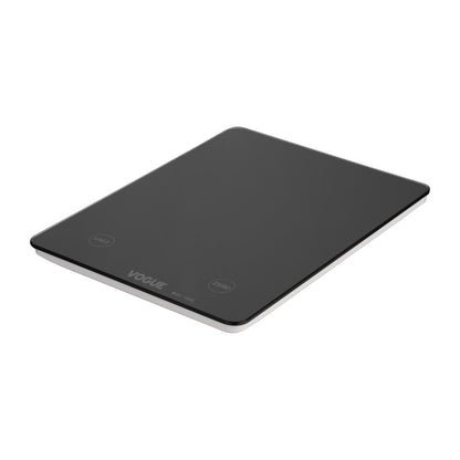 Vogue Digital Black Rectangular Scale 10kg • PAS-FS488