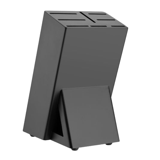 Vogue Tsuki Black Wooden Knife Block • PAS-FS662