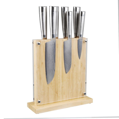 Vogue Wood Acrylic Magnetic Knife Block • PAS-FS663