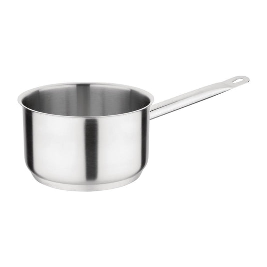 Vogue Stainless Steel Saucepan 180mm • PAS-FS664