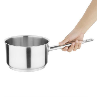 Vogue Stainless Steel Saucepan 180mm • PAS-FS664