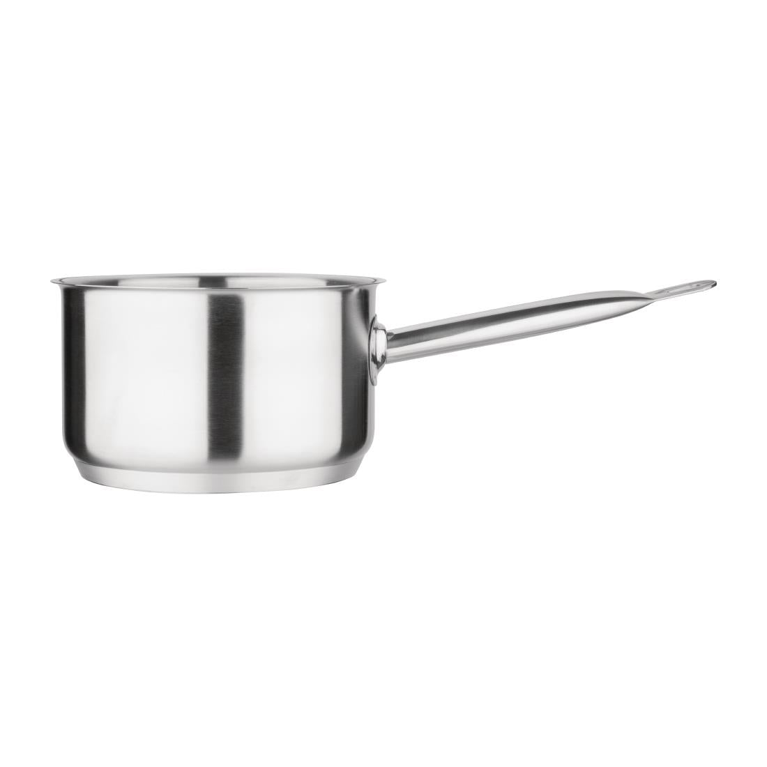 Vogue Stainless Steel Saucepan 180mm • PAS-FS664