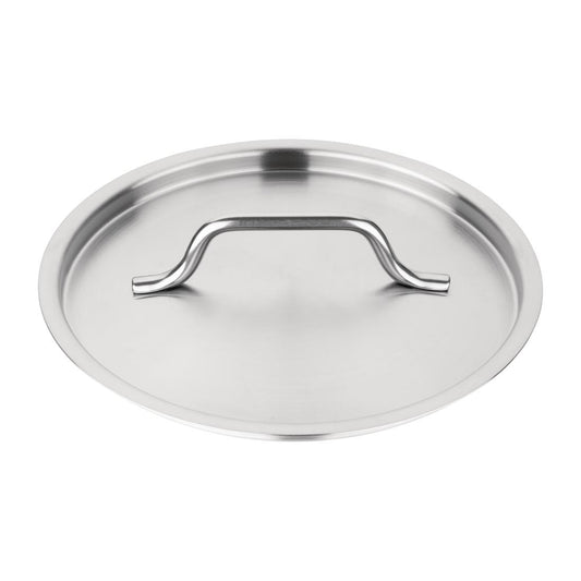 Vogue Stainless Steel Saucepan Lid 180mm • PAS-FS665