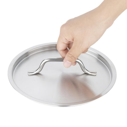 Vogue Stainless Steel Saucepan Lid 180mm • PAS-FS665