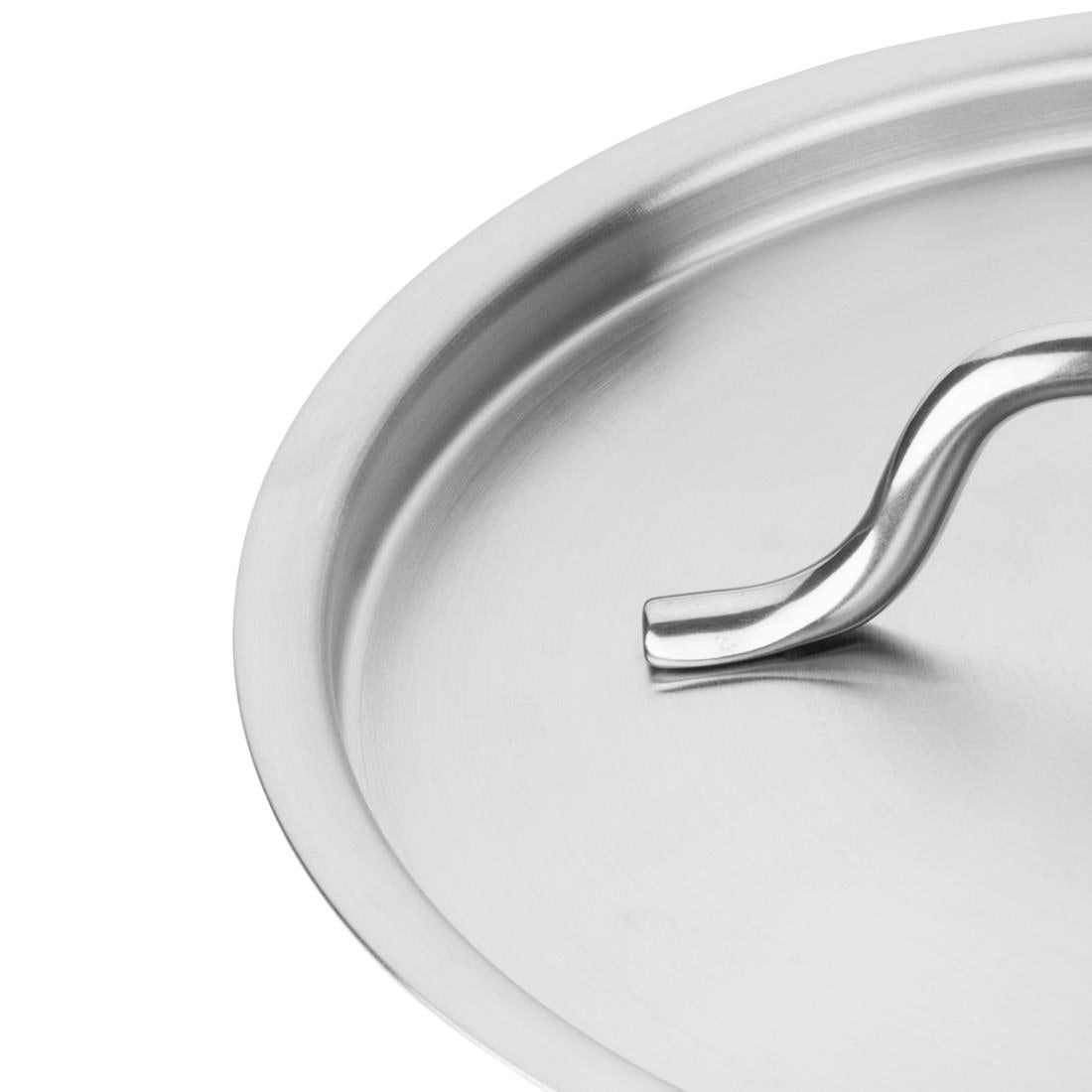 Vogue Stainless Steel Saucepan Lid 180mm • PAS-FS665