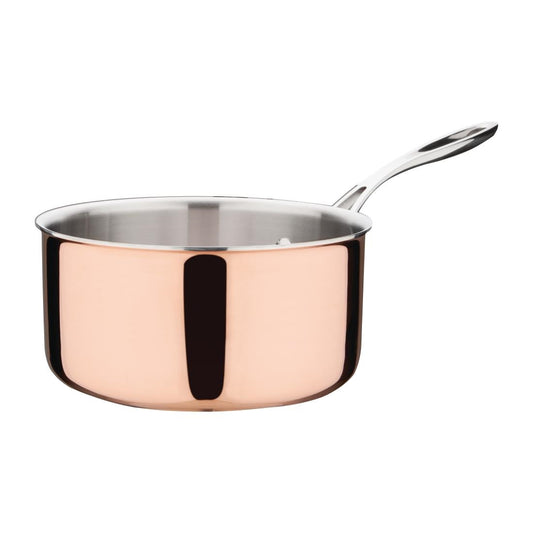 Vogue Copper Tri-Wall Saucepan 200mm • PAS-FS667