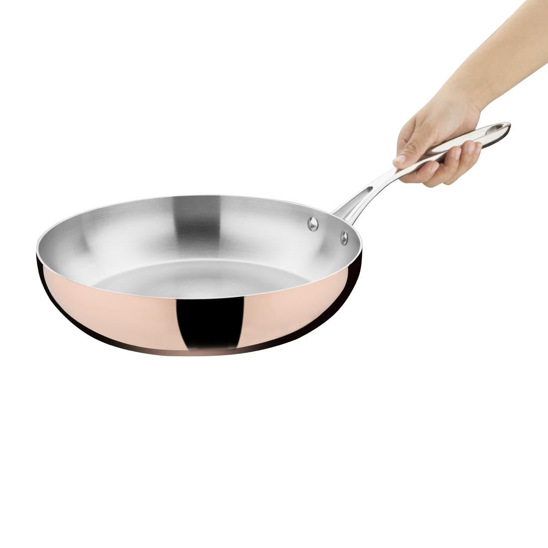 Vogue Copper Tri-Wall Frying Pan 280mm • PAS-FS669