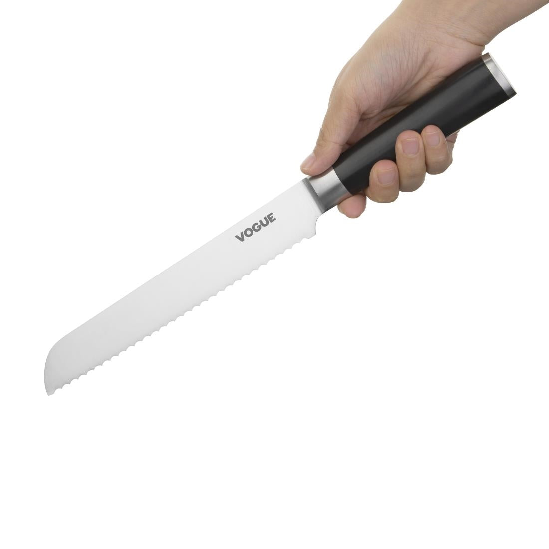 Vogue Bistro Bread Knife Black 205mm • PAS-FS681