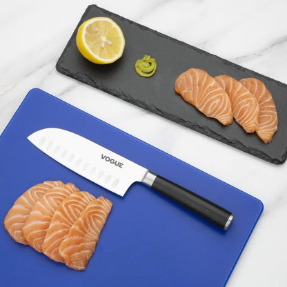 Vogue Bistro Santoku Knife Black 142mm • PAS-FS684
