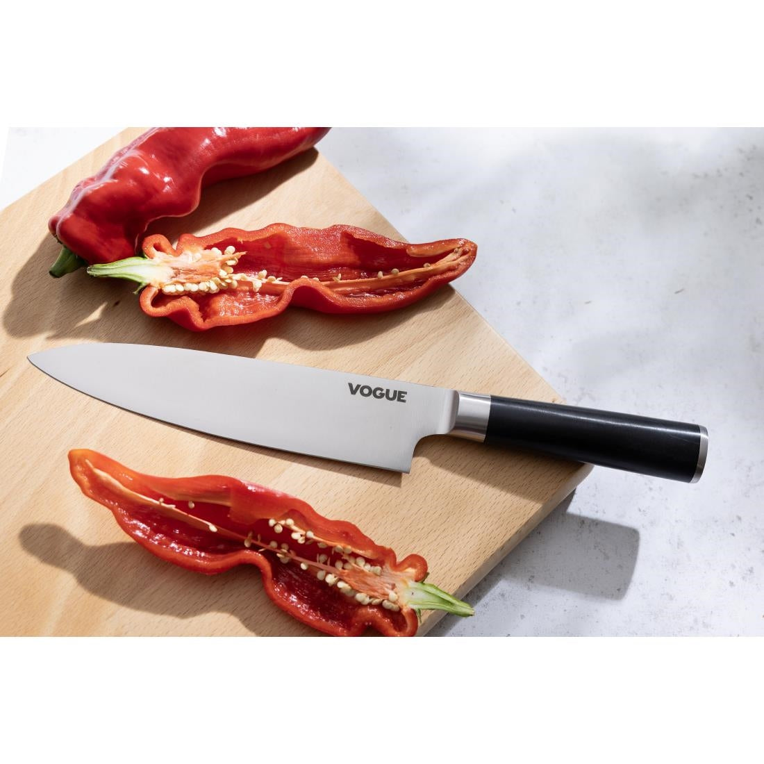 Vogue Bistro Chefs Knife Black 207mm • PAS-FS685