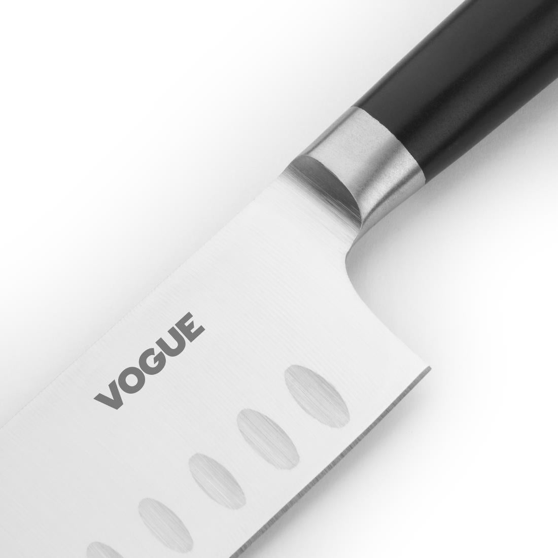 Vogue Bistro Santoku Knife Black 179mm • PAS-FS686