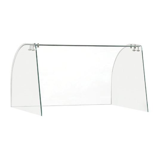 "Curved Glass Sneeze Guard Assembly" • PAS-FT280