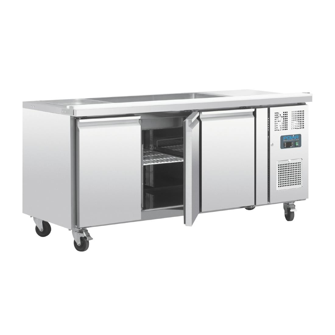 Polar U-Series 3 Door Counter Fridge • PAS-FT283-A