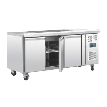 Polar U-Series 3 Door Counter Fridge • PAS-FT283-A