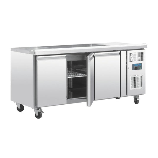 Polar 3 Door Counter Fridge • PAS-FT283-A