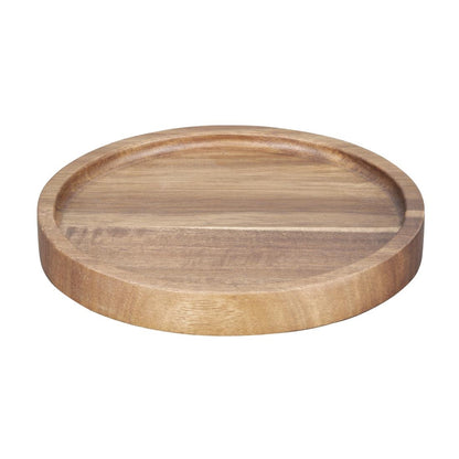 Olympia Acacia Round Plates 150(D)mm (Dimensions: 150(D)x20(H)mm) • PAS-FT610