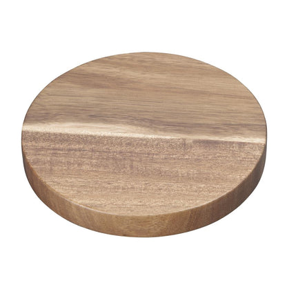 Olympia Acacia Round Plates 150(D)mm (Dimensions: 150(D)x20(H)mm) • PAS-FT610