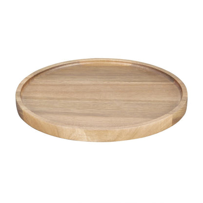 Olympia Acacia Round Plates 250(D)mm (Dimensions: 250(D)x20(H)mm) • PAS-FT612