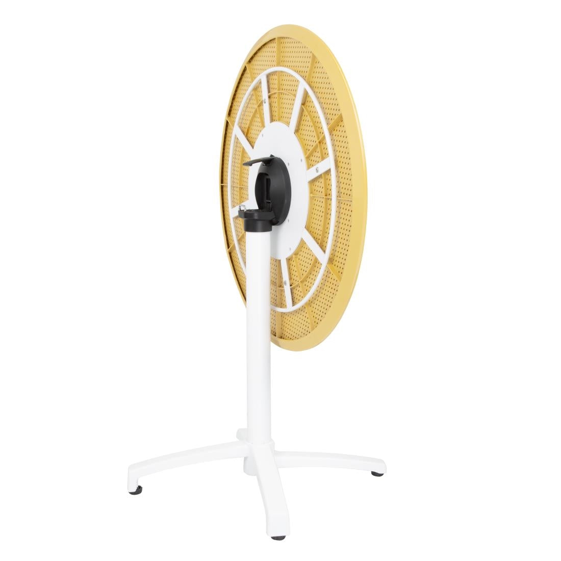 Bolero Folding PP Table 800mm - Mustard Yellow • PAS-FT622