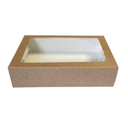 Fiesta Recyclable Platter Box with PET Window (Pack of 25) • PAS-FT672