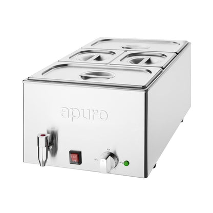 Apuro Bain Marie with Tap and Pans • PAS-FT692-A