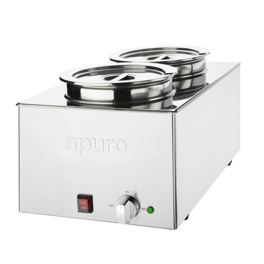 Apuro Bain Marie with Round Pots • PAS-FT695-A