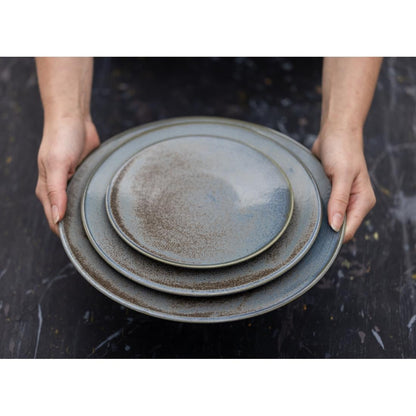 Olympia Ember Blue Coupe Plate - 230mm 9" (Box 6) • PAS-FU171