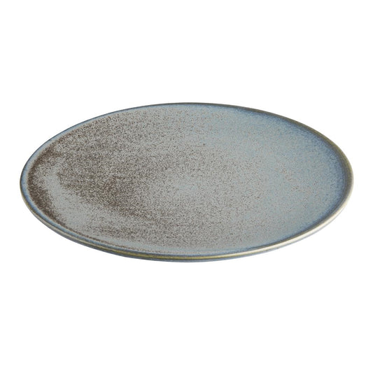Olympia Ember Blue Coupe Plate - 230mm 9" (6 Pack) (230(Ø)x25(H)mm/9" | Pack Quantity: 6) • PAS-FU171