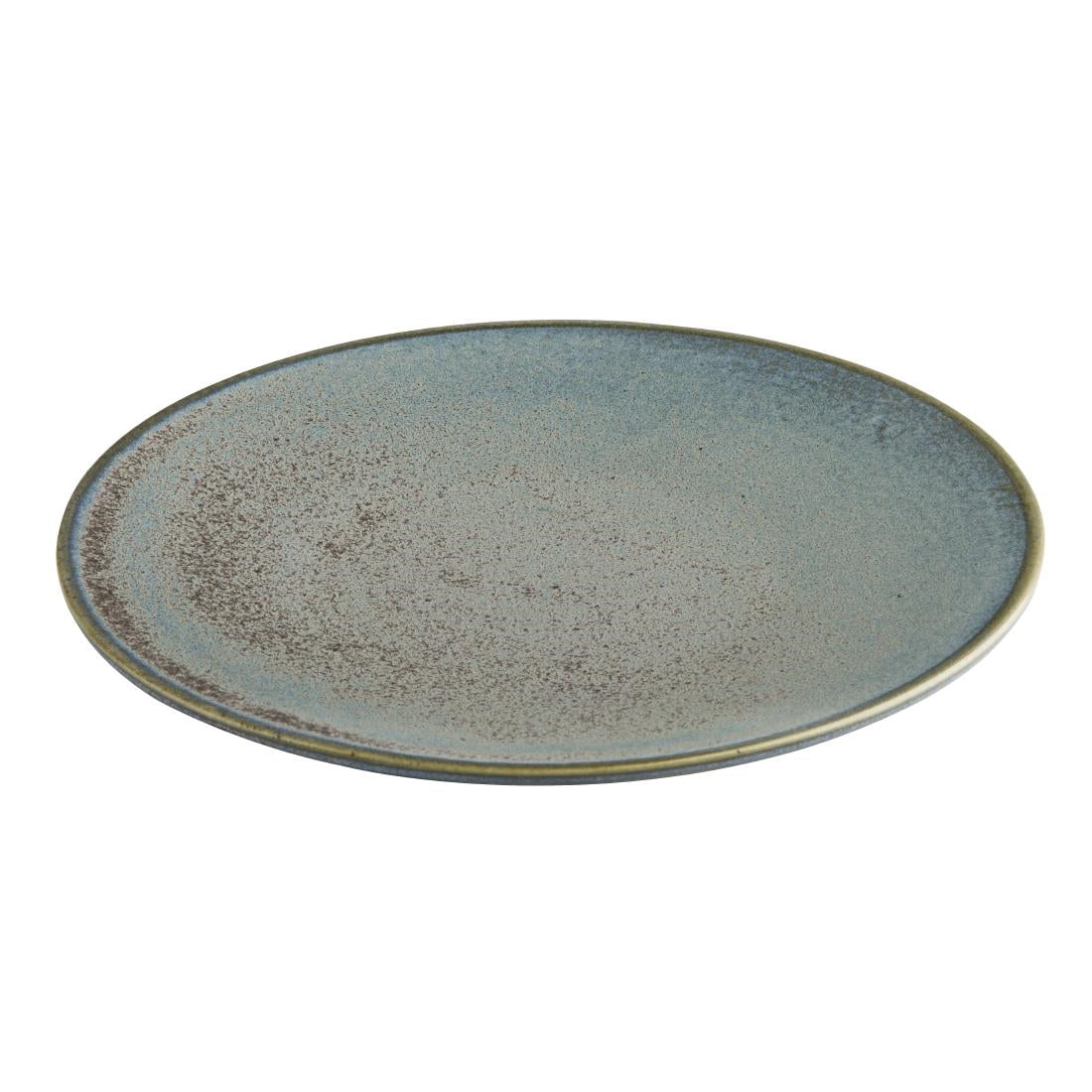 Olympia Ember Blue Coupe Plate - 180mm 7" (6 Pack) (180(Ø)x20(H)mm | Pack Quantity: 6) • PAS-FU172