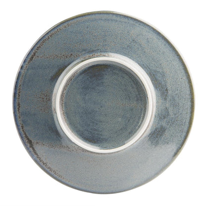 Olympia Ember Blue Coupe Plate - 180mm 7" (6 Pack) (180(Ø)x20(H)mm | Pack Quantity: 6) • PAS-FU172