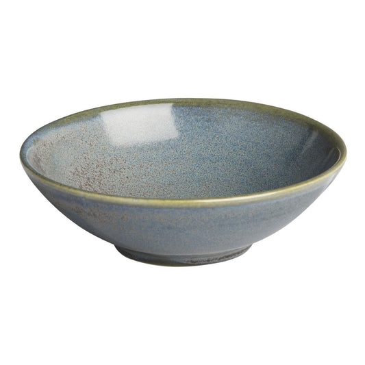 Olympia Ember Blue Coupe Bowl - 152x48mm 6" (6 Pack) (152(Ø)x 48(H)mm | Pack Quantity: 6) • PAS-FU173