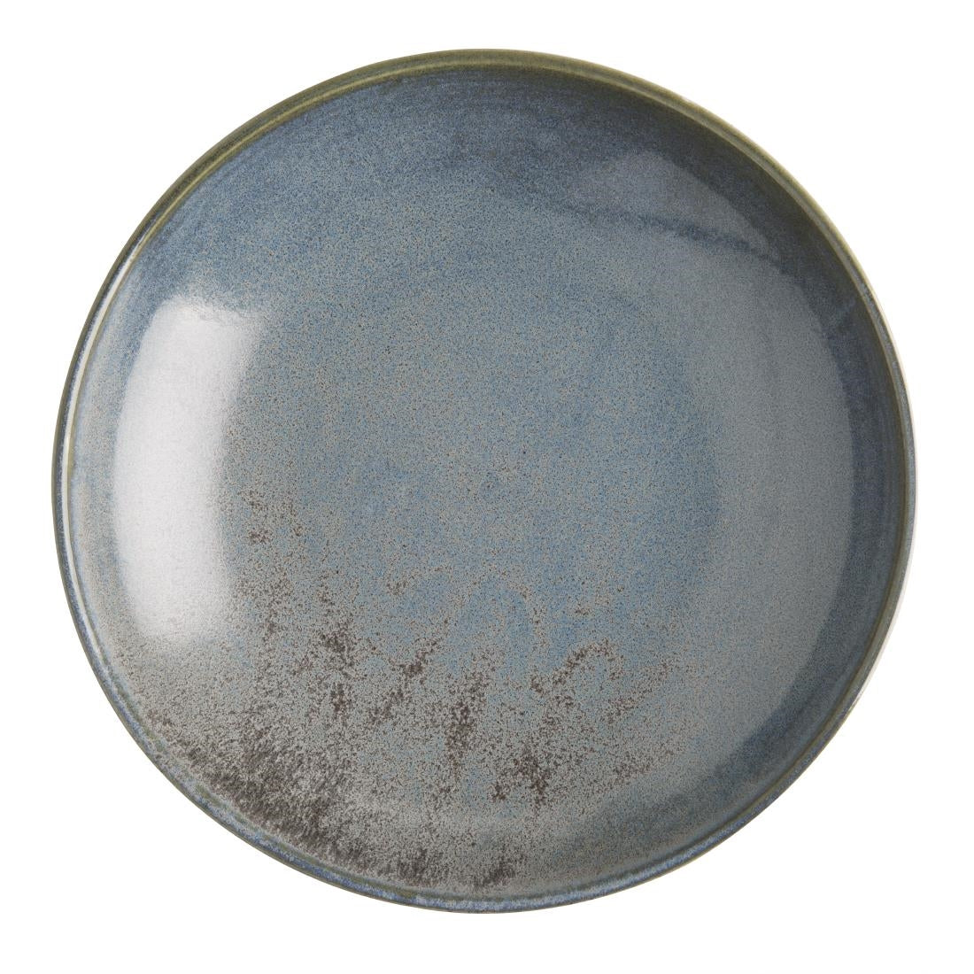 Olympia Ember Blue Low Coupe Bowl - 230x47mm 9" (4 Pack) (230(Ø)x47(H)mm | Pack Quantity: 4) • PAS-FU174