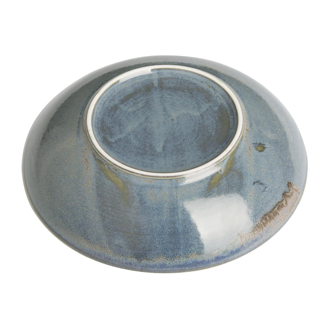 Olympia Ember Blue Low Coupe Bowl - 230x47mm 9" (4 Pack) (230(Ø)x47(H)mm | Pack Quantity: 4) • PAS-FU174